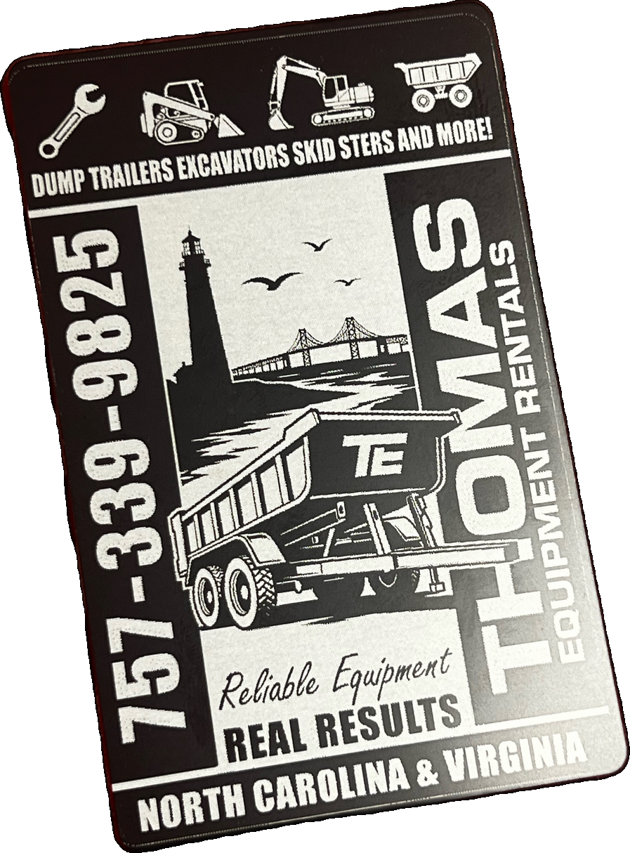 Metal business card front